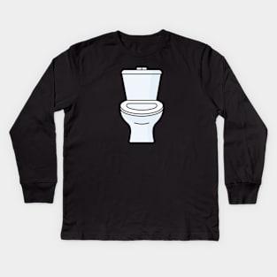 Toilet Seat Kids Long Sleeve T-Shirt